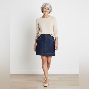 LOFT Jean Skirt. Size: 2